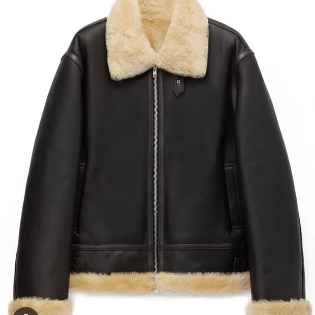 도프제이슨 램스킨 리얼 무스탕 m