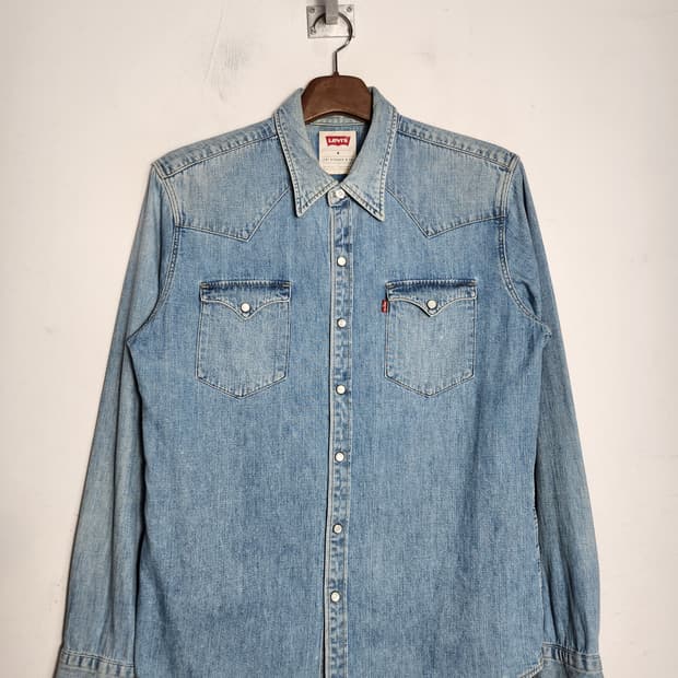 리바이스 클래식 웨스턴 데님 셔츠