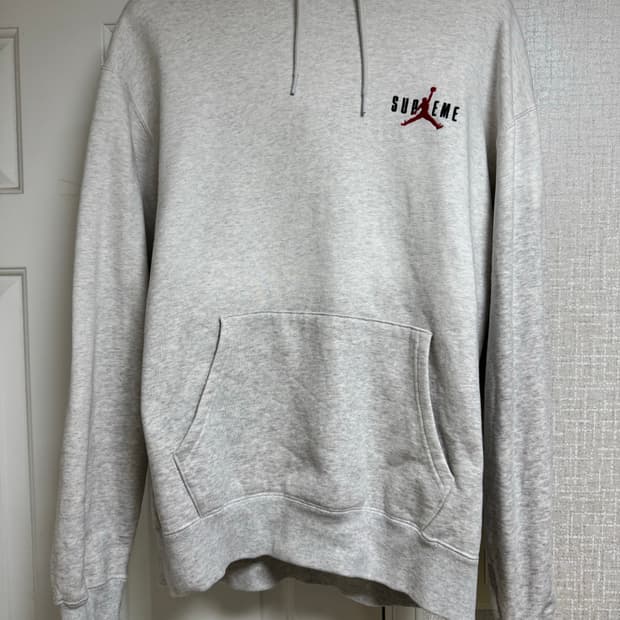 [M] 슈프림 조던 후드 애쉬 그레이