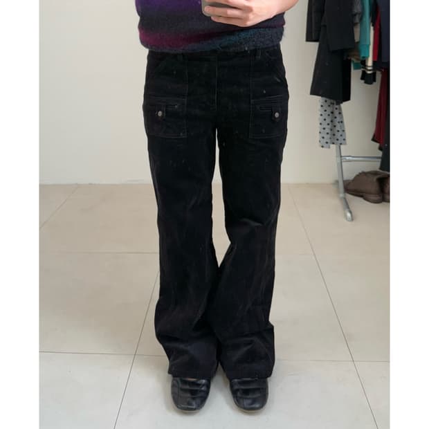 빈티지 코듀로이 부츠컷