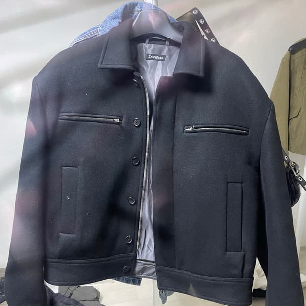 아워글라스 파워숄더 울자켓