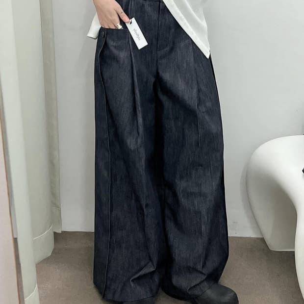 에핑글러 스트레이트 데님 슬랙스