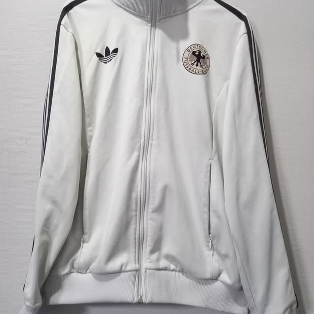 아디다스 희귀 베켄바우어 독일 흰검 화이트 트랙탑 저지 져지집업 100