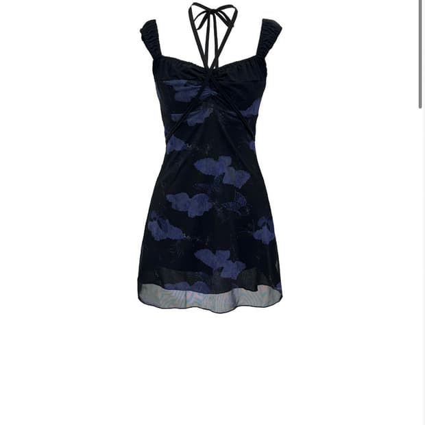 (구함글) 미미몽드 버터플라이 스트랩 드레스 원피스