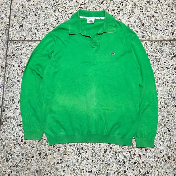 라코스테(Lacoste)그린 긴팔 카라티