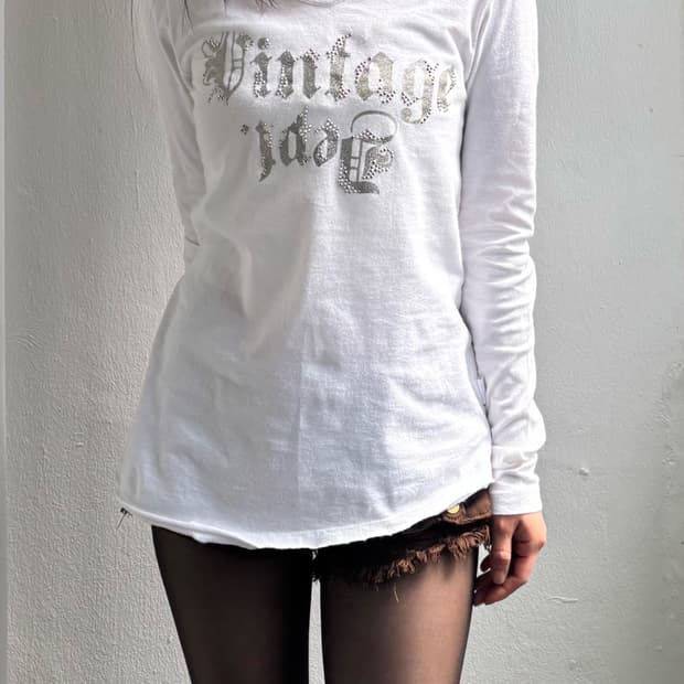 Vintage Miss Buckaroo White Long sleeve