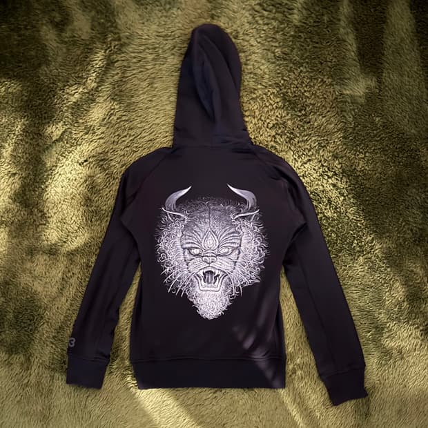 Y-3 요지 야마모토 뉴질랜드 올블랙스 헌정 후디 블랙