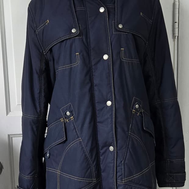 오일릴리 진스 빈티지 패딩파카