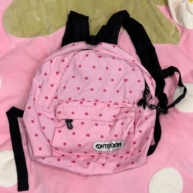 일본수입빈티지 핑크 히메갸루 백팩