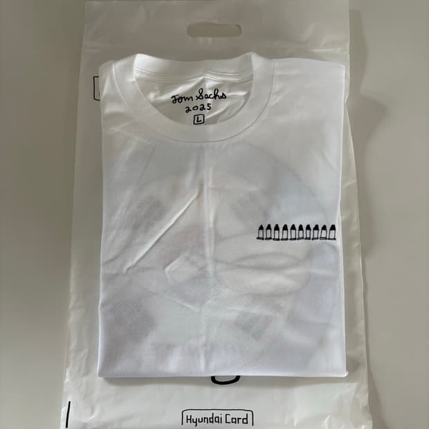 [L] 톰삭스 무한대 한정판 패치티셔츠 새상품