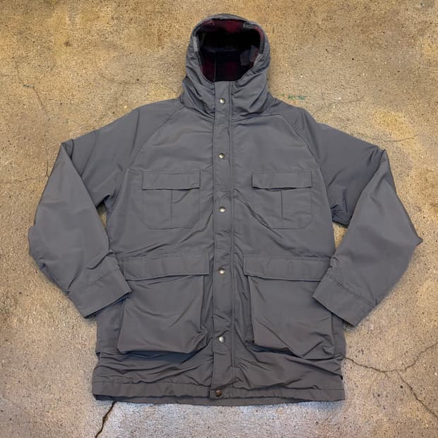 90s Made in USA 미국 빈티지 엘엘빈 후드 야상자켓 바람막이 