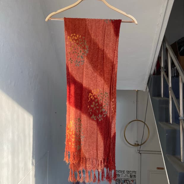 에스닉 브릭 패턴 머플러