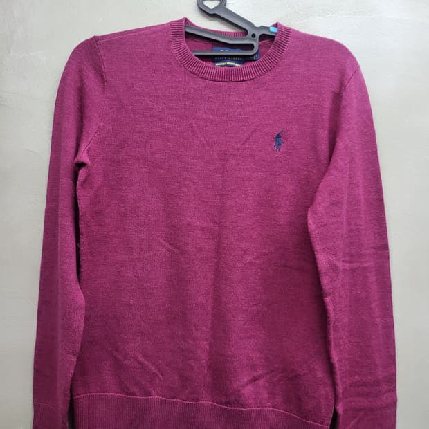 폴로 랄프로렌 핑크 니트s 가슴45기장55