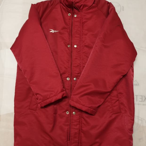 리복 레드 웜업코트