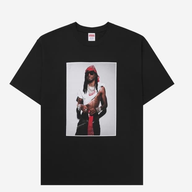 슈프림 카티 티 블랙 s