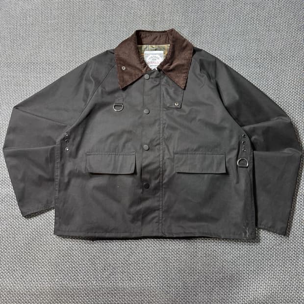 빈티지 사파리 헌팅 자켓