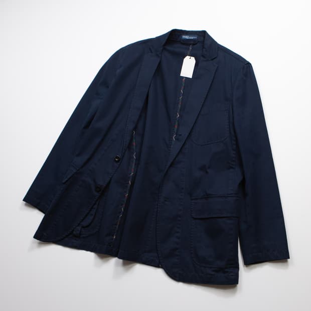 폴로 랄프로렌 코튼 치노 블레이저 네이비