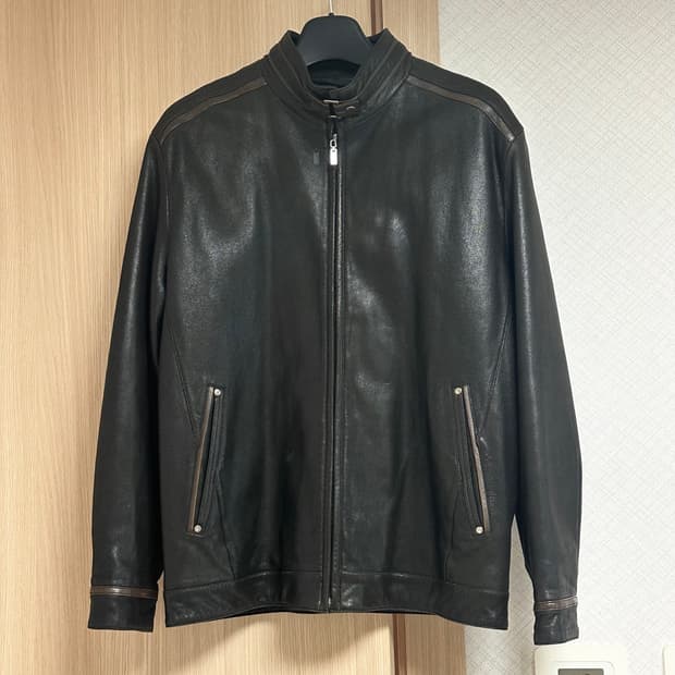 양가죽자켓 다크브라운