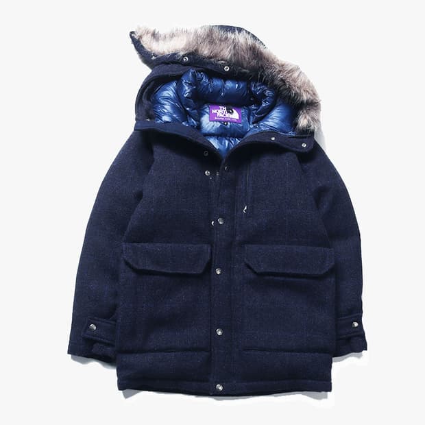 NORTH FACE PURPLE LABEL X HARRIS TWEED