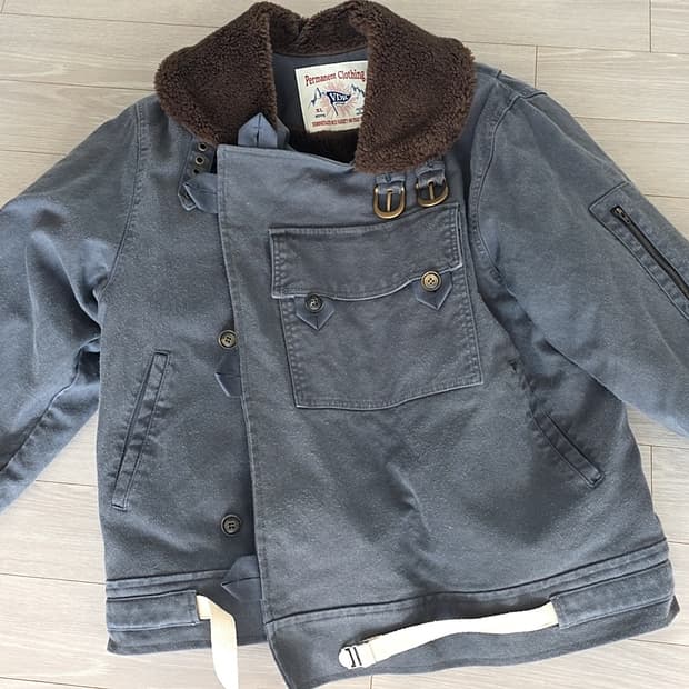 vdr 모터사이클 퍼 자켓 XL