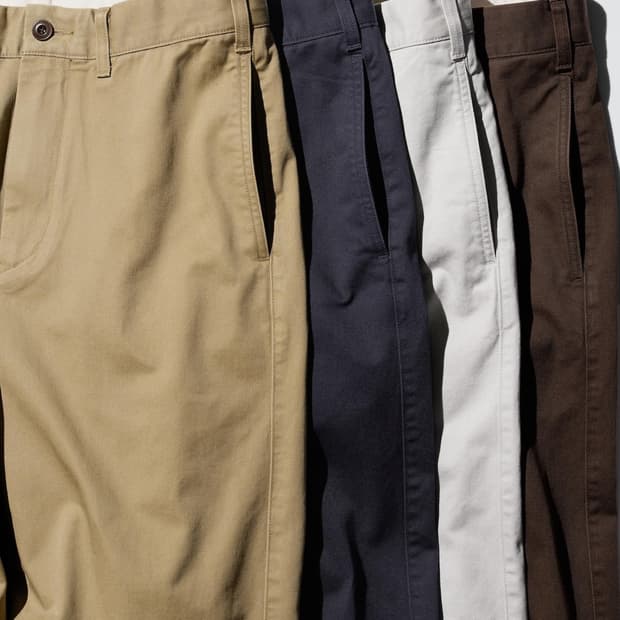 유니클로 스트레이트 치노 팬츠 2장