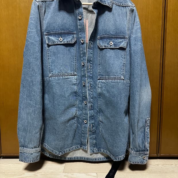 릭오웬스 다크쉐도우 / 25SS 포켓 데님 오버 셔츠 / XS