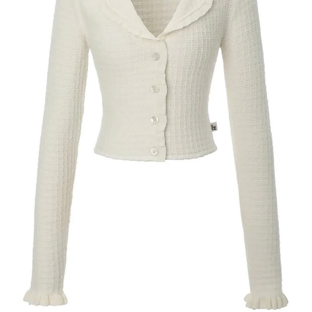 새상품) 쓰리타임즈 mew knit 아이보리 세트 