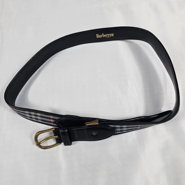 버버리체크벨트