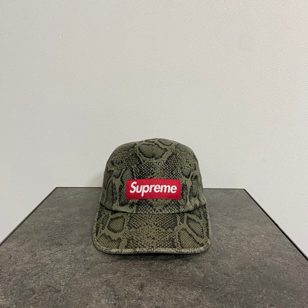 (OS) 슈프림 박스로고 캠프캡 모자 24SS 스네이크