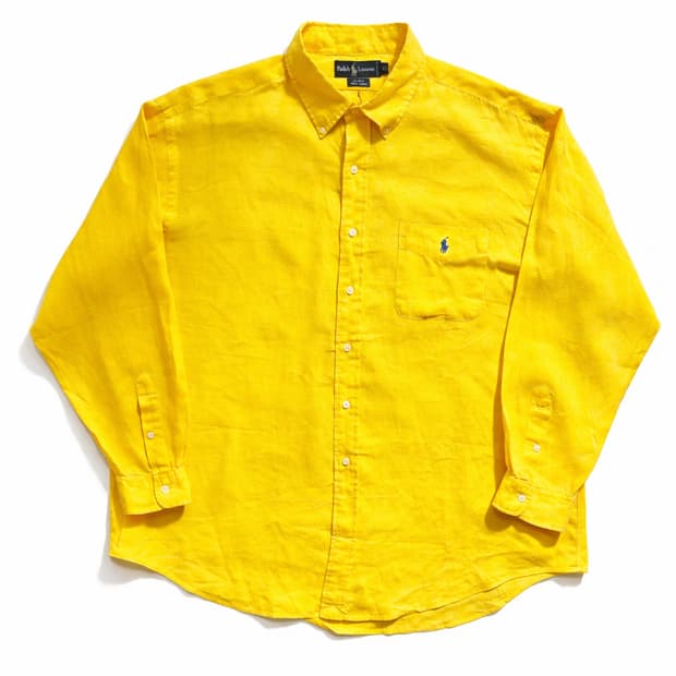 90s 폴로 랄프로렌 린넨 셔츠 XL(105~110)