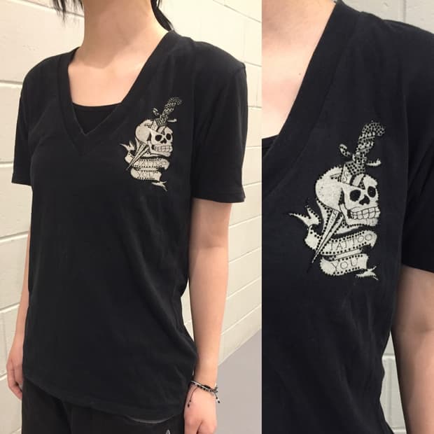 Ed Hardy Skull & Sword V-Neck 반팔