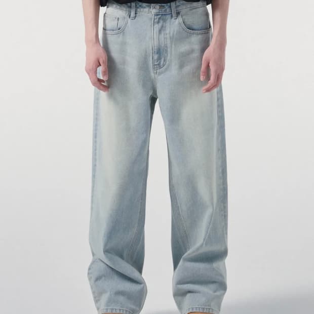 (28) 무신사스탠다드 빅 브러쉬 엑스트라 와이드 데님 팬츠