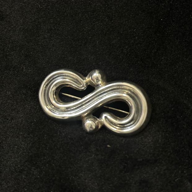 Mexico Infinity Flow 925silver Brooch