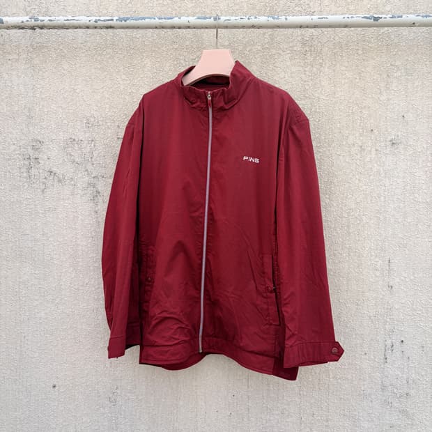PING 핑 버건디 경량 바람막이(105)