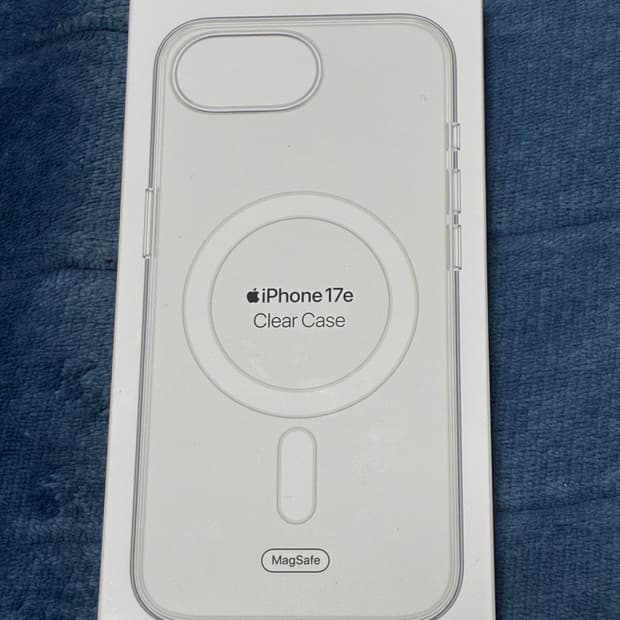 아이폰17e 맥세이프 정품 투명 케이스