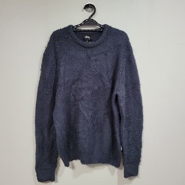 Stussy 스투시 모헤어 쉐기 니트 L