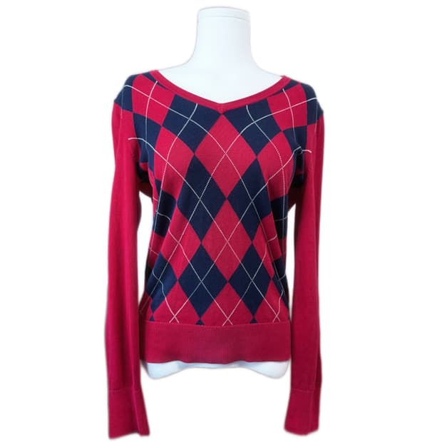 Tommy Hilfiger 타미힐피거 아가일 니트