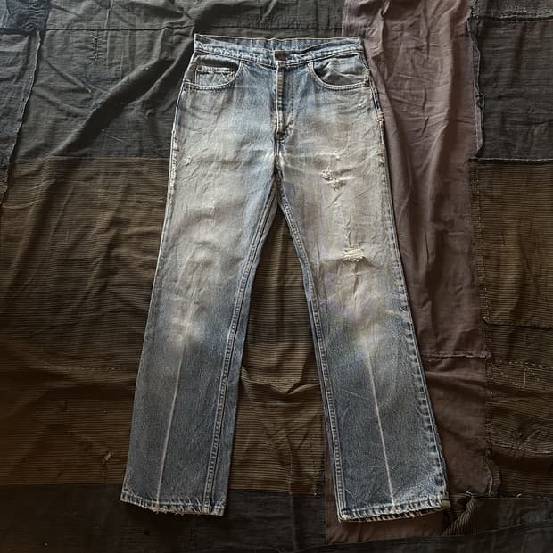 80s USA Levis 517 Boots Cut Denim Pants
