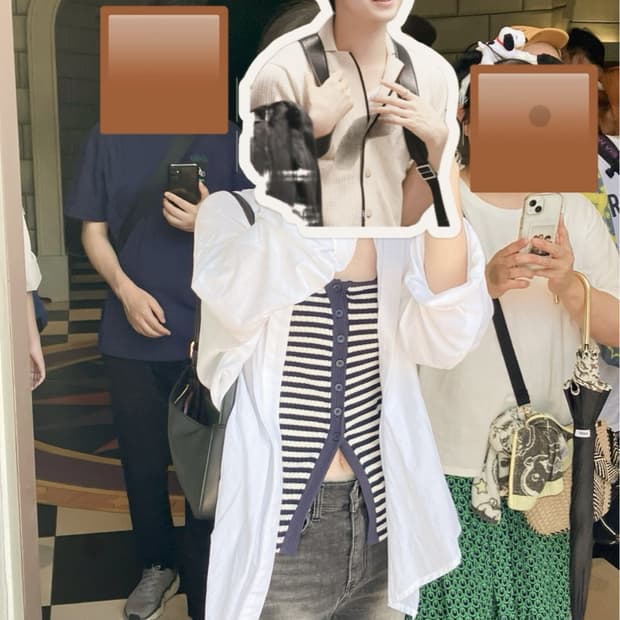ourcabinet 스트라이프 탑