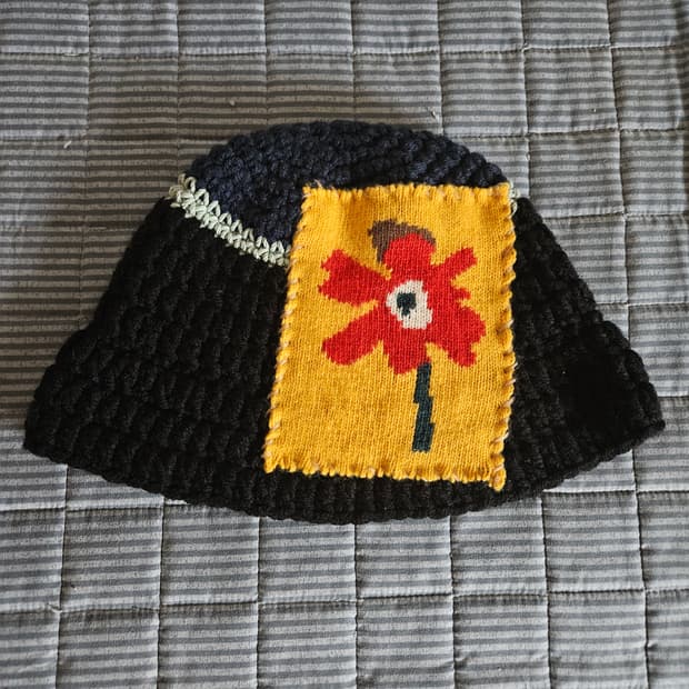 misu a barbe 미수아바흐브 플라워 버킷햇