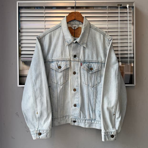 Levis 90s 70503-02 washed denim 트러커 자켓 