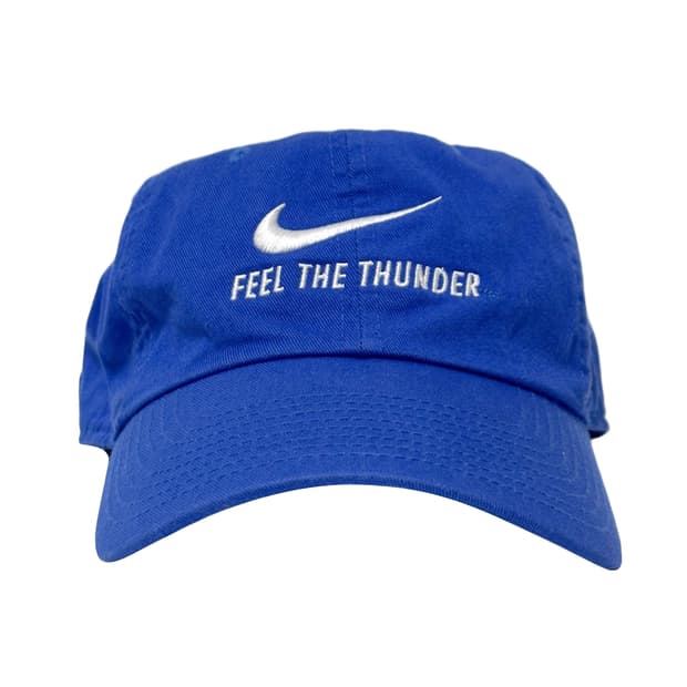 나이키 S1ZE 파랑 블루 볼캡 ‘Feel The Thunder’