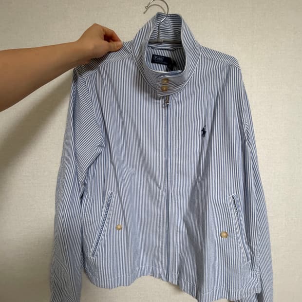 폴로 랄프로렌 스트라이프 코튼 자켓 M