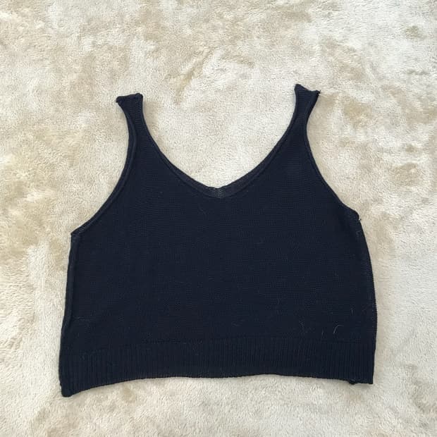 빈티지 블랙 뷔스티에