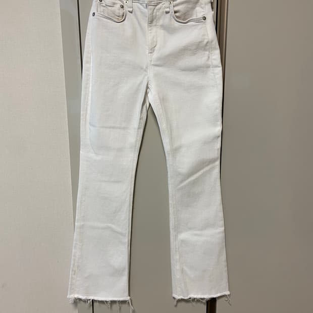 랙앤본 니나 하이라이즈 앵클 플레어 진 (미착용)