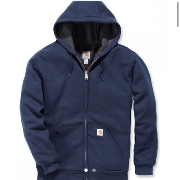 칼하트 네이비 후드집업