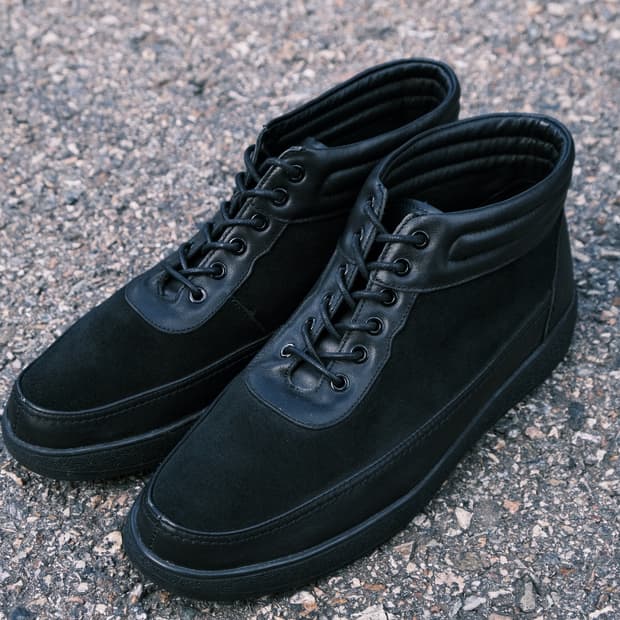 카브엠트 CE CAVEMPT black suede cow leather 
