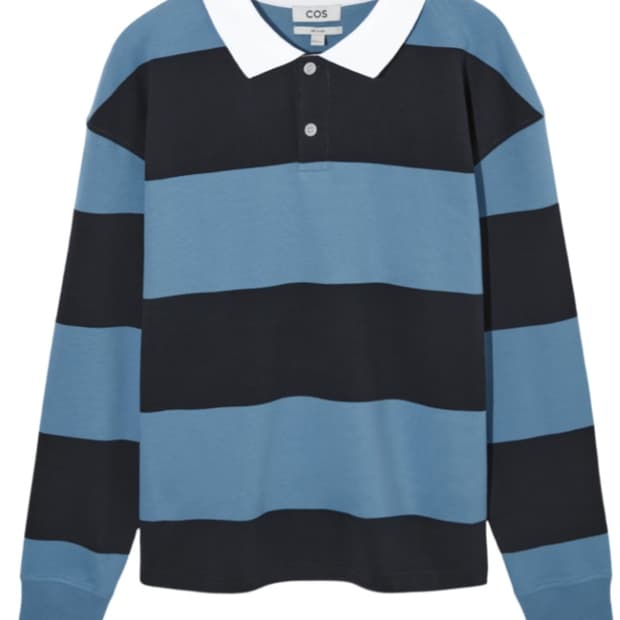 cos 스트라이프 럭비 티셔츠 M사이즈 코스