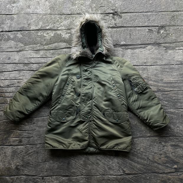 Alpha Industries N-3B 파카 (Made in USA)