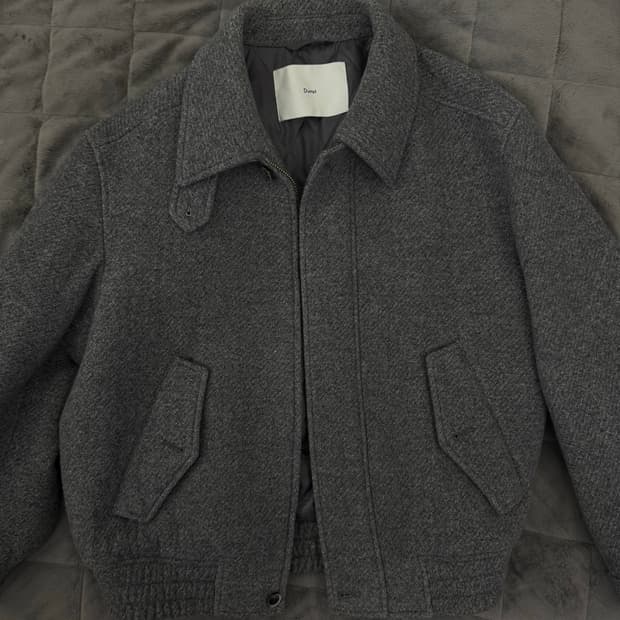 Dunst 23fw 텍스쳐드 울 블루종 (M) (100)